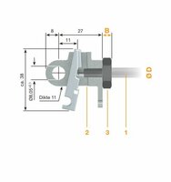 Stabilus 007409 bediening M10