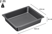 Bosch Siemens 17002736 Profipan geschikt ovens antraciet ge&euml;mailleerd