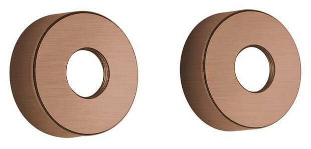 Damixa 1364387 acc rozetten 3/4&quot; (set) mat koper pvd