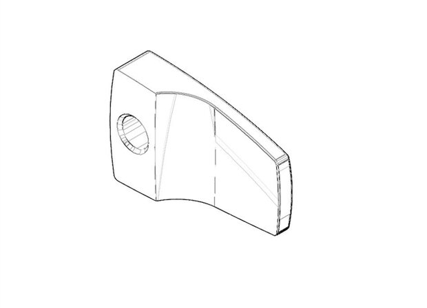 Dornbracht 092020030-00 Trekstang/-knop chroom