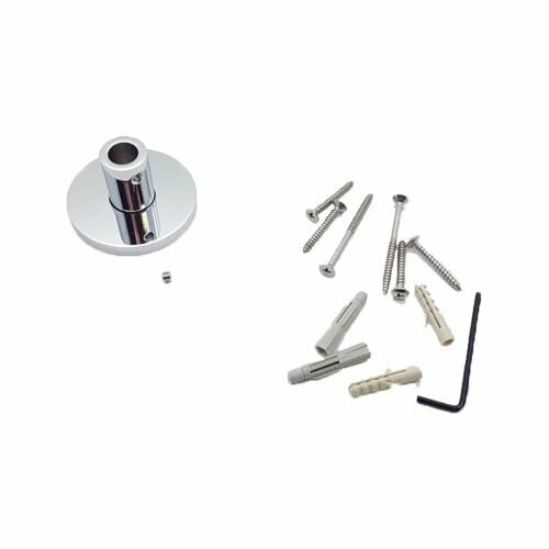 Damixa 0317700 Rep.set wandbevestiging v/Akita chroom