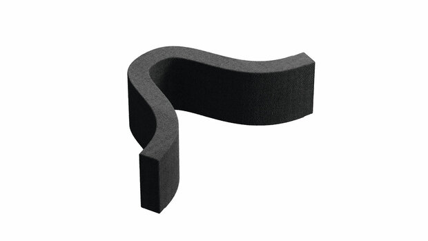 Airpart 4043080 GREENflow OMEGA-filter, Luchtafvoertoebehoren, zwart