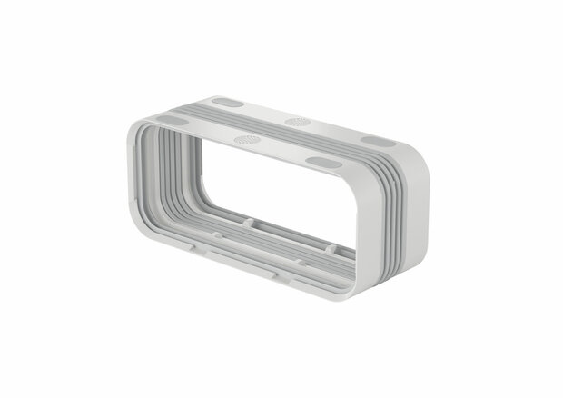 Airpart 4051004 P-UVB 150 universele verbinder, Verbindingselement, lichtgrijs