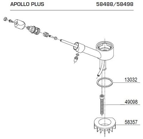 Damixa Apollo Plus 58488 onderdelen