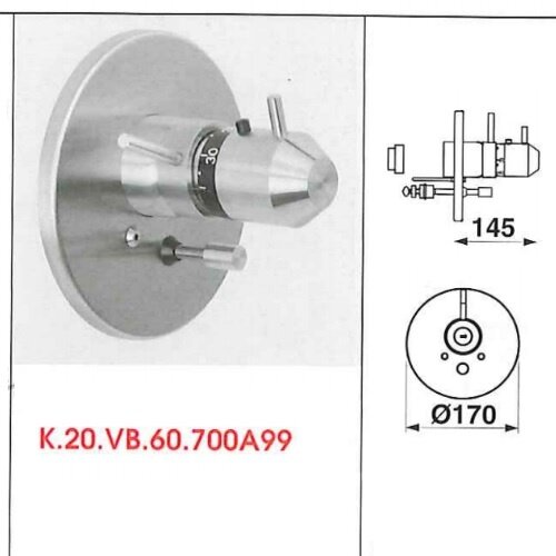 KWC Therm-up K.20.VB.60.700A99 onderdelen