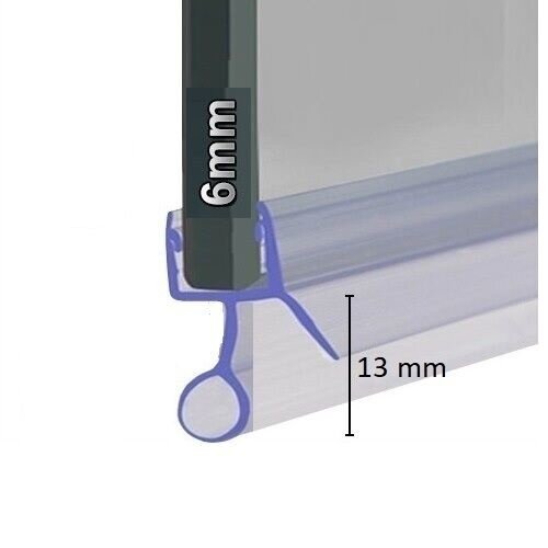 Douchedeurstrip DSEAL0003 tbv 6 mm glas