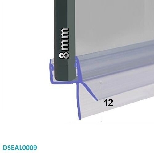Douchedeurstrip DSEAL0009 tbv 8mm glas