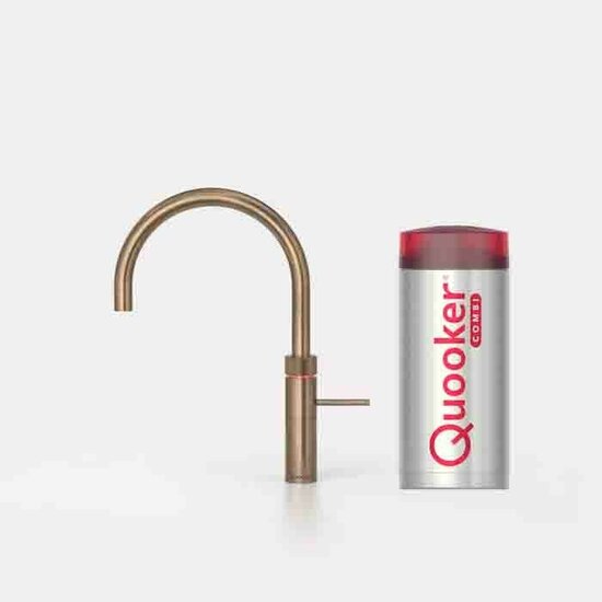 Quooker COMBI Fusion Round Messing Patina 22FRPTN
