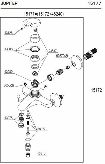 Damixa Jupiter 15177 onderdelen