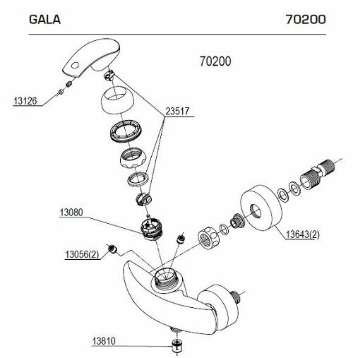 Damixa Eclipse 47200 onderdelen