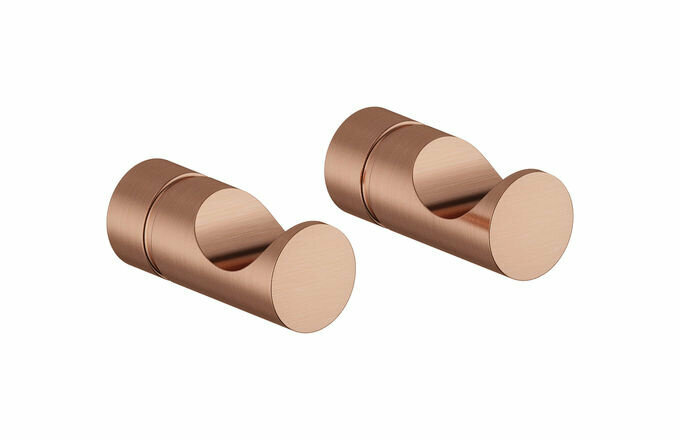 Damixa 4830687 haakjes 2 stuks mat koper mat koper