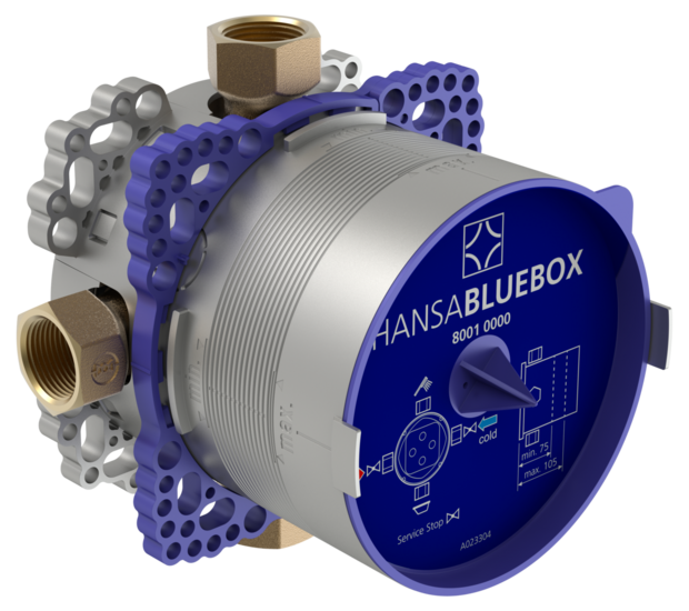 Hansa 80010000 Inbouwset voor bad/douche kraan, G3/4