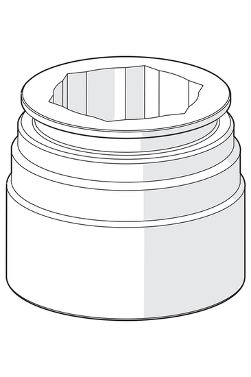 Hansa 59914646 Fitting ring for aerator, (5189228334)