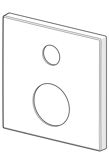 Hansa 59914315 Afdekplaat, 150x150 mm