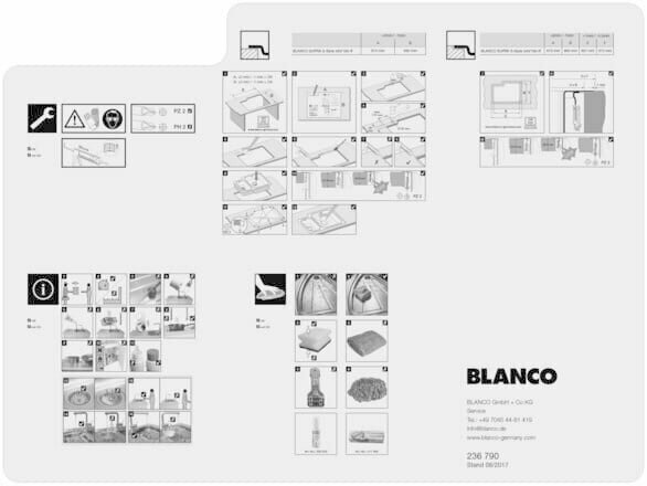 Blanco 236790 sjablon