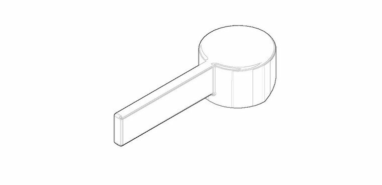 Dornbracht 092088051-06 Greep platina mat