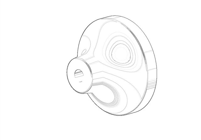 Support Pour garnitures de douche et douchette &agrave; main &Oslash; 66 x 40 mm Chr