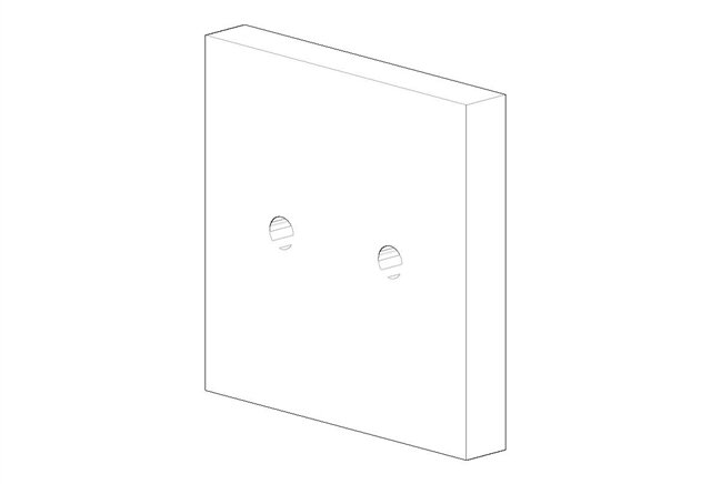 DO Rosette for spray holder SPARE PARTS Chrome