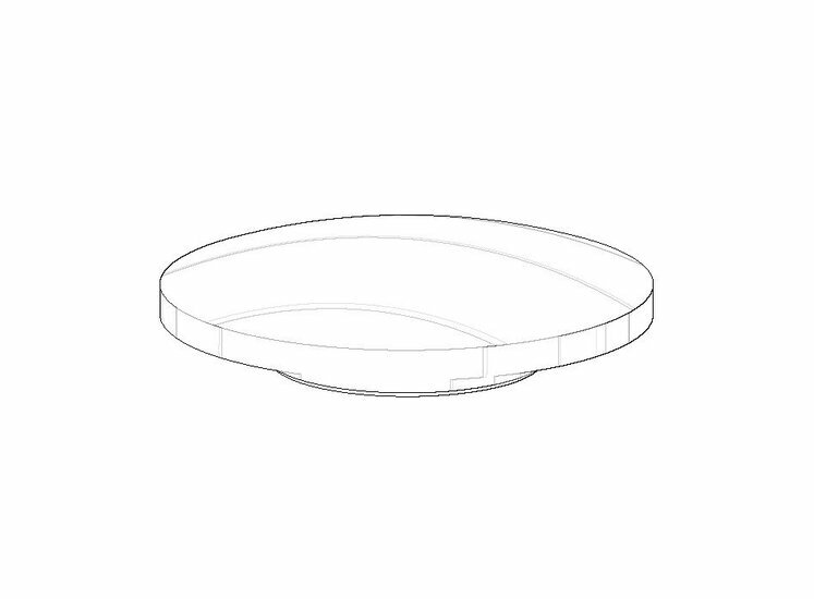 Dornbracht 092097015-06 Afdekplaat platina mat