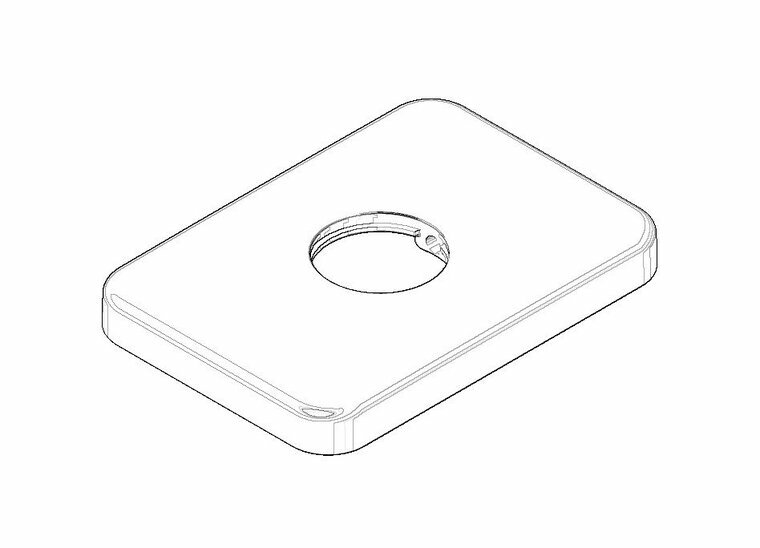 Dornbracht 092771004-06 Rozet platina mat