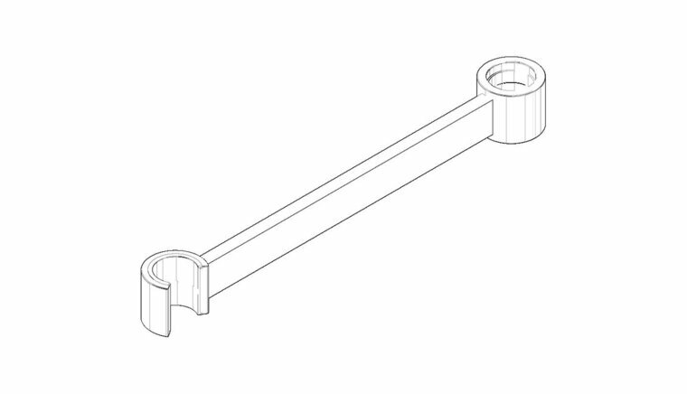 Dornbracht 04172002900-06 Houder platina mat
