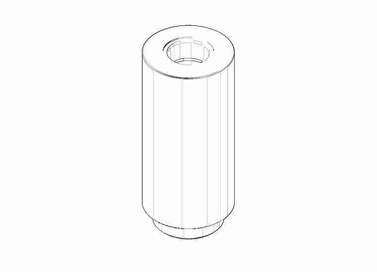 Dornbracht 09111008710-06 Aansluiting platina mat