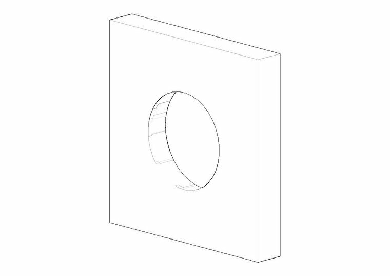 Dornbracht 092768003-06 Rozet platina mat