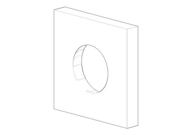 Dornbracht 092768003-00 Rozet chroom