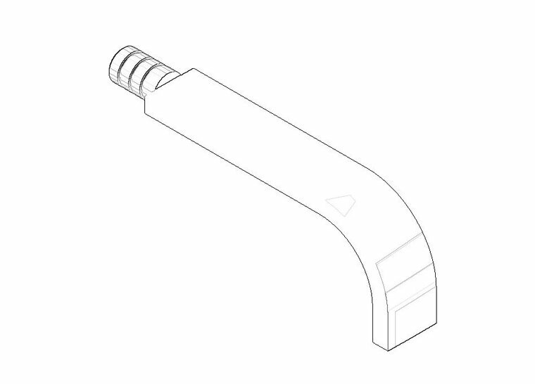 Dornbracht 04282215010-06 Uitloop platina mat