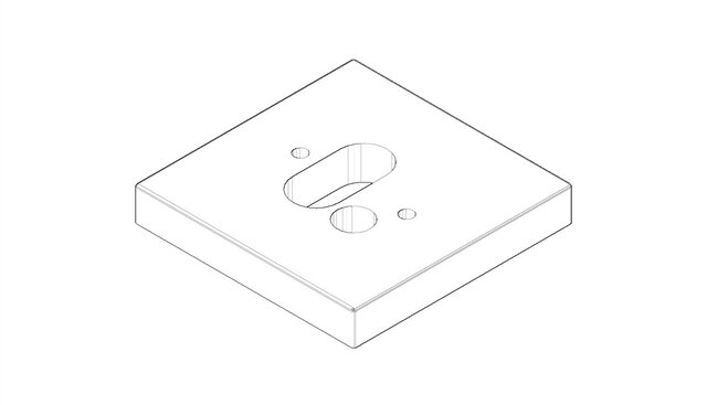 Dornbracht 092767013-00 Rozet chroom