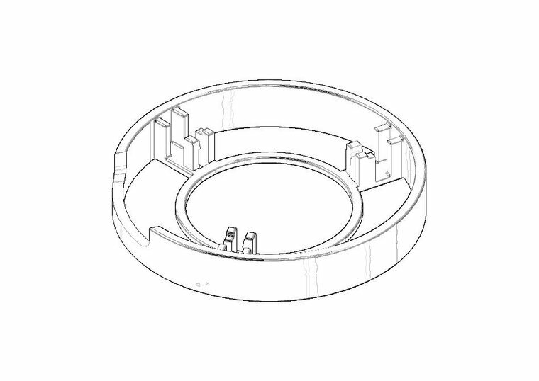 Dornbracht 091101108-06 Rozet platina mat