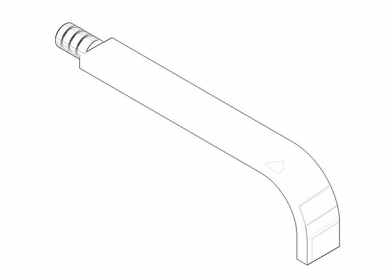 Dornbracht 04282214810-06 Uitloop platina mat