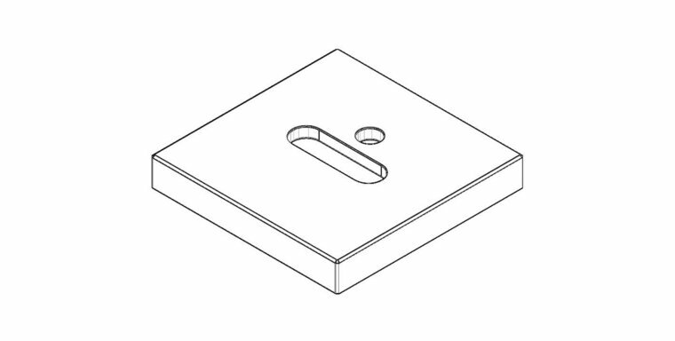 Dornbracht 092767007-06 Rozet platina mat