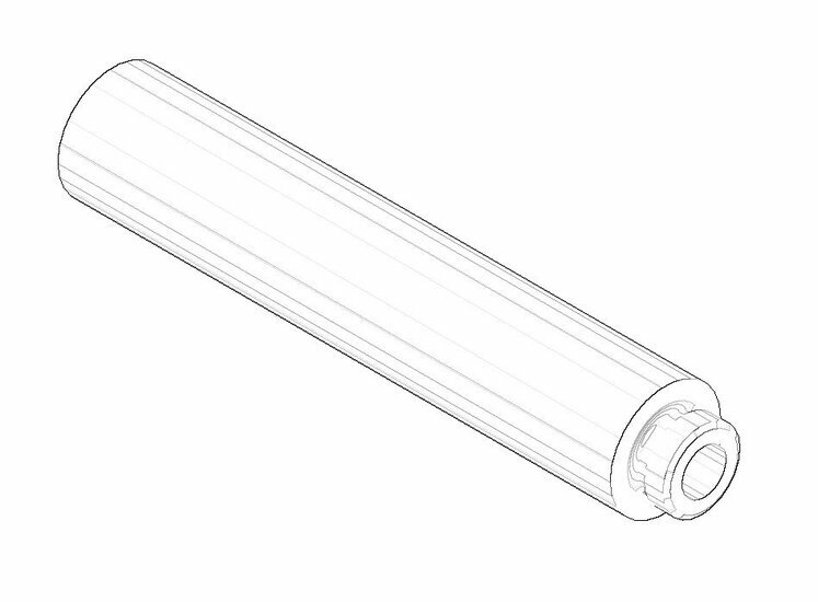 Dornbracht 092404170-06 Verlengstuk platina mat