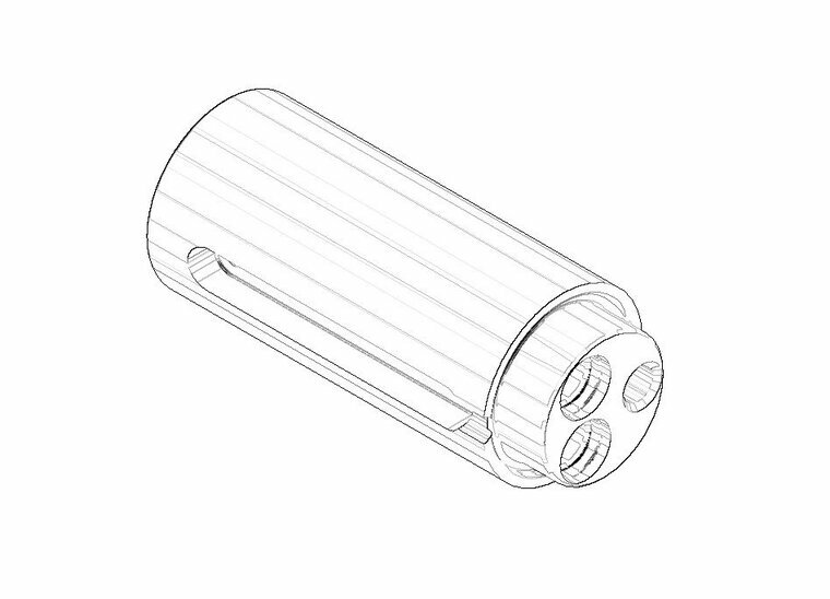 Dornbracht 09111006410-06 Aansluiting platina mat