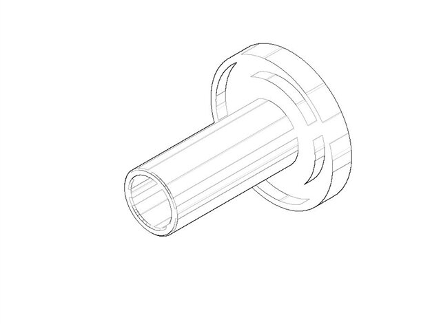 Dornbracht 091840022-06 Trekstang/-knop platina mat