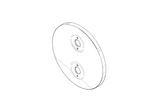 Dornbracht 091102242-06 Rosette platin matt