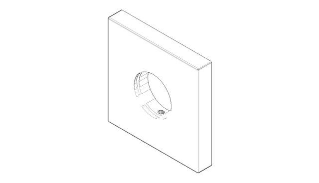 Dornbracht 092778042-00 Rozet chroom
