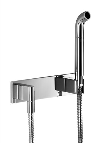 Dornbracht 27838979-00 Uitloop voor staande montage, met uittrekbare begietingsdouche chroom