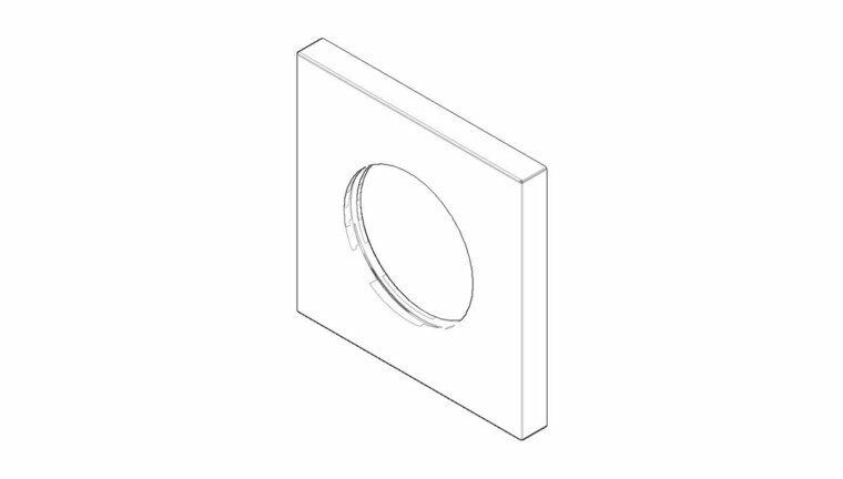 Dornbracht 092778039-06 Rozet platina mat