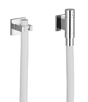 Dornbracht 27821979-00 WATER TUBE Kneipp-wandaansluitbocht met wandhouder met rozet chroom
