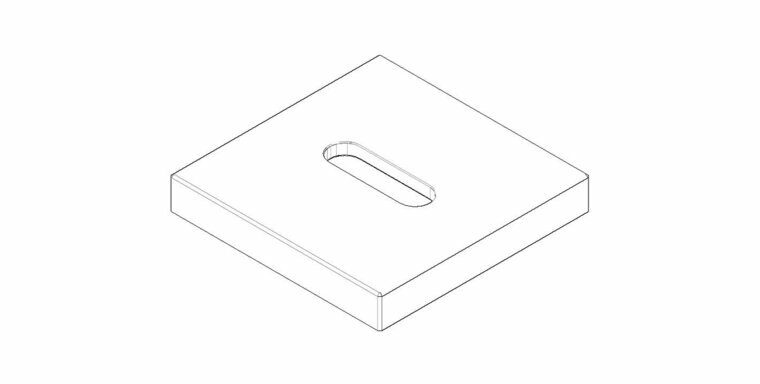 Dornbracht 092778034-06 Rozet platina mat
