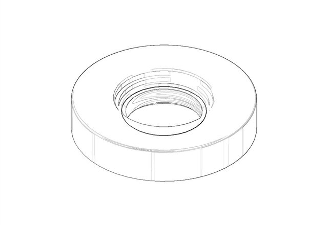 Dornbracht 092789106-06 Rosette platin matt