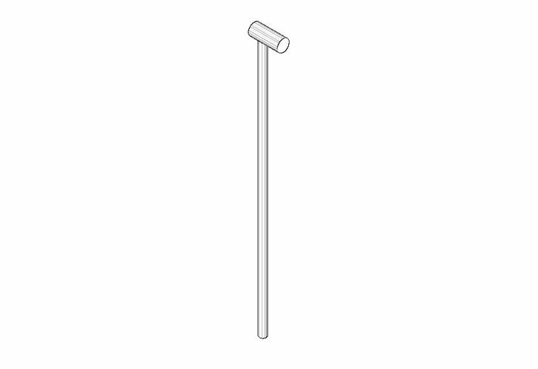 Dornbracht 04208903080-06 Trekstang/-knop platina mat