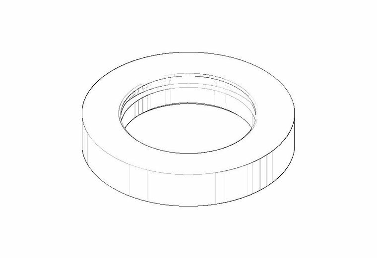Dornbracht 092810035-06 Rozet platina mat