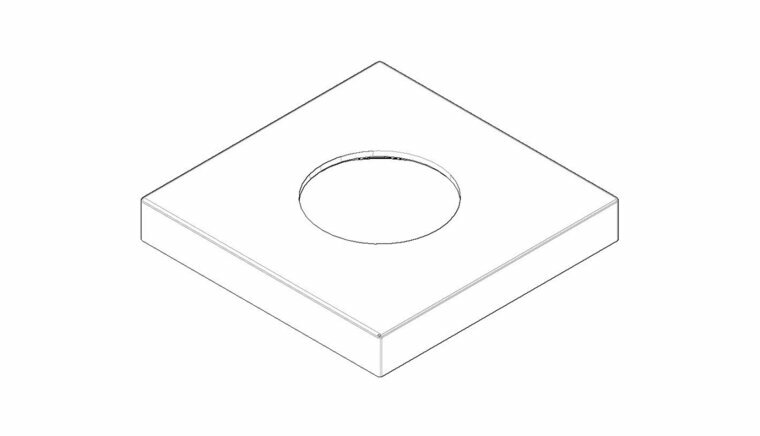 Dornbracht 092722043-06 Rozet platina mat