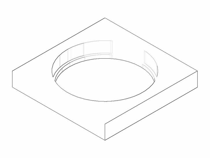 Dornbracht 092778007-06 Rozet platina mat