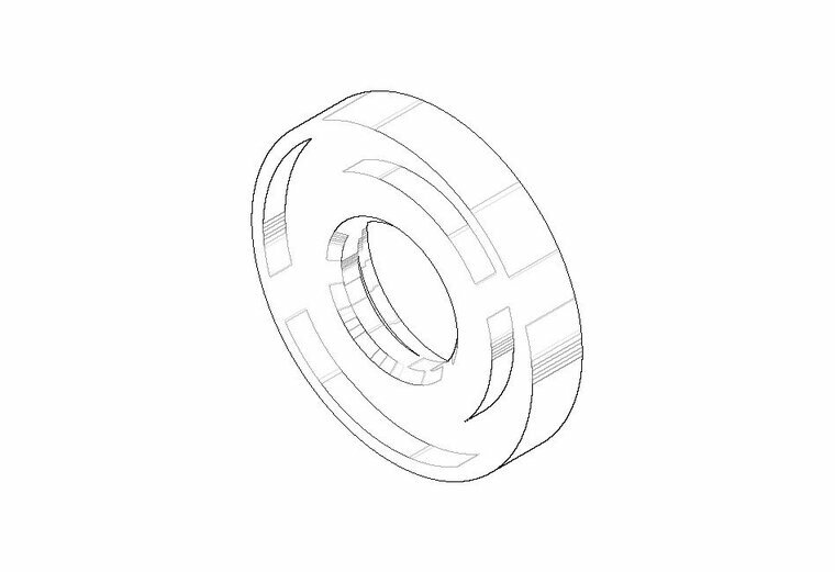 Dornbracht 092789005-06 Rozet platina mat