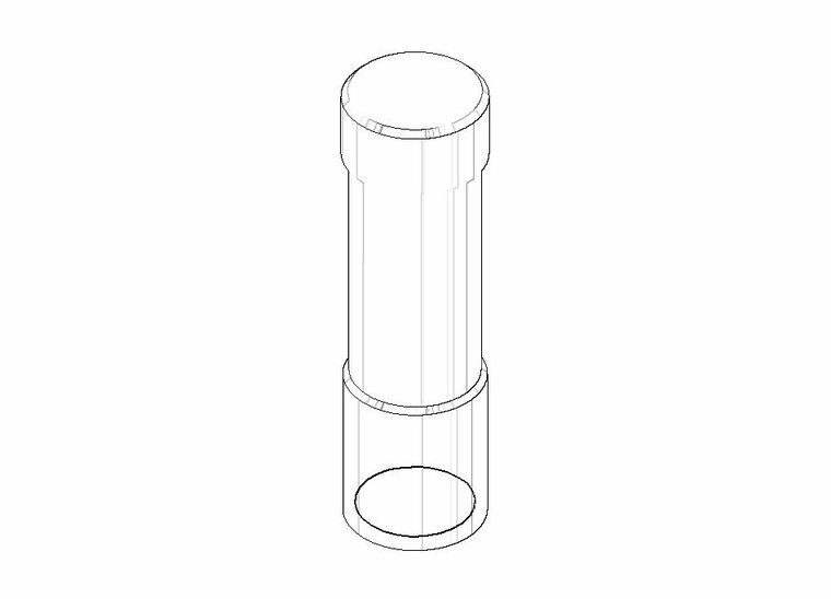 Dornbracht 093109056-06 Trekstang/-knop platina mat