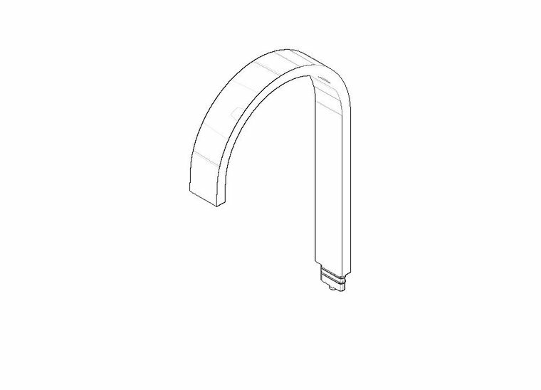 Dornbracht 90282215800-00 Uitloop chroom